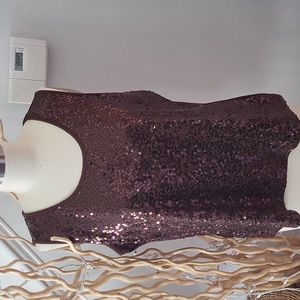 CHICO'S  sequined tank SZ 2